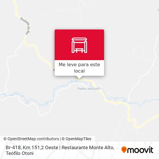 Br-418, Km 151,2 Oeste | Restaurante Monte Alto mapa