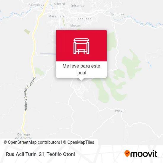 Rua Acli Turin, 21 mapa