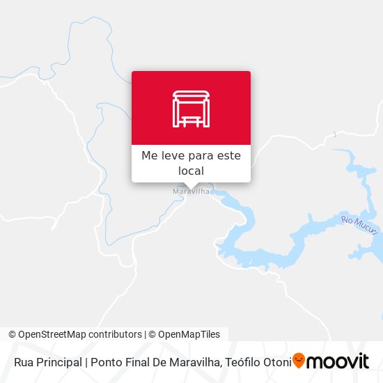 Rua Principal | Ponto Final De Maravilha mapa