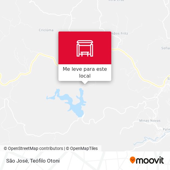 São José mapa