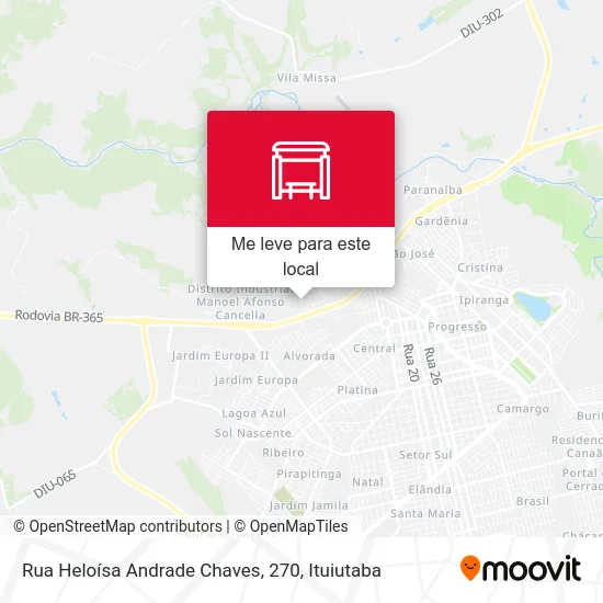 Rua Heloísa Andrade Chaves, 270 mapa