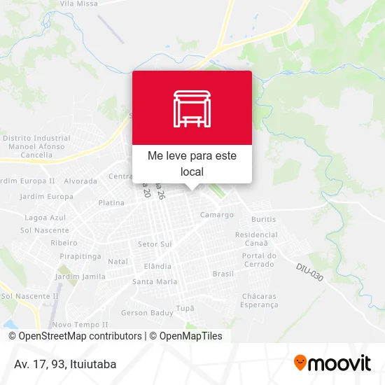 Av. 17, 93 mapa
