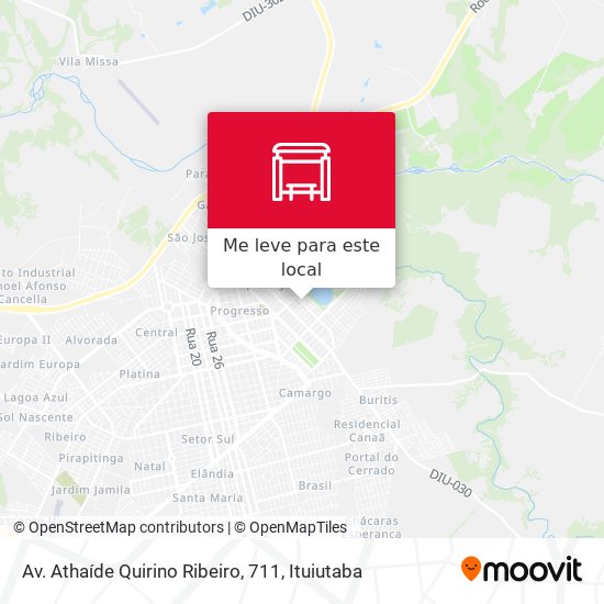 Av. Athaíde Quirino Ribeiro, 711 mapa
