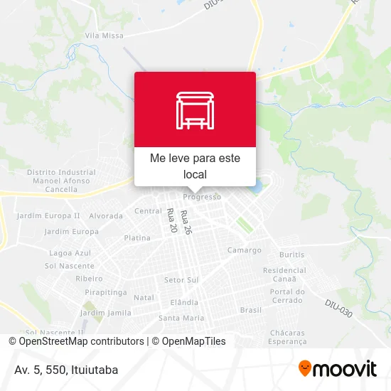 Av. 5, 550 mapa