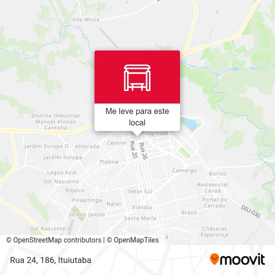 Rua 24, 186 mapa