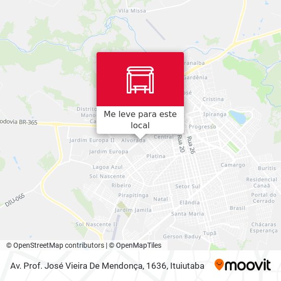 Av. Prof. José Vieira De Mendonça, 1636 mapa