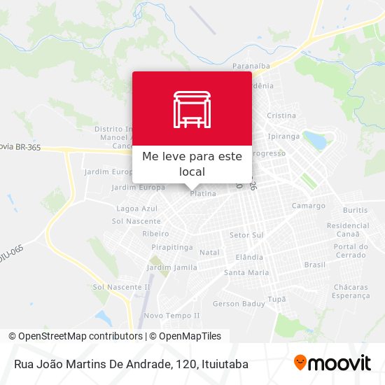 Rua João Martins De Andrade, 120 mapa