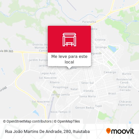 Rua João Martins De Andrade, 280 mapa