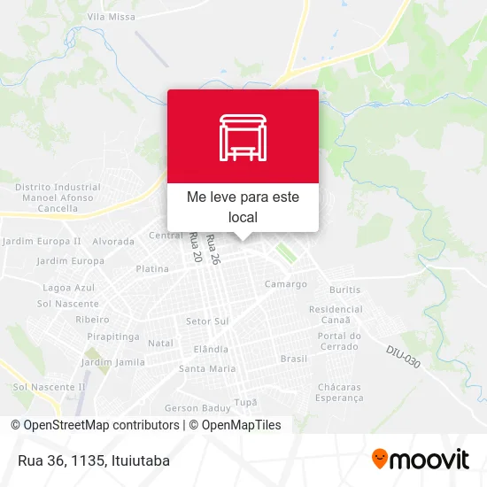 Rua 36, 1135 mapa