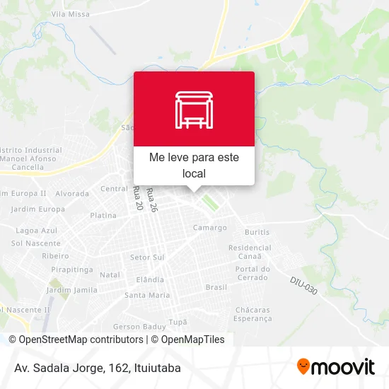 Av. Sadala Jorge, 162 mapa
