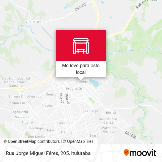 Rua Jorge Miguel Féres, 205 mapa