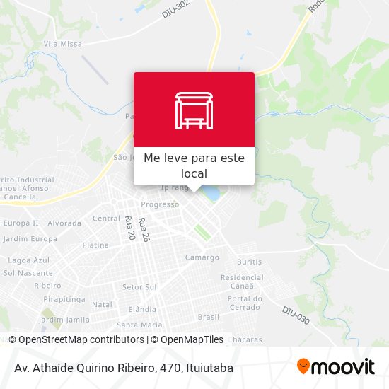 Av. Athaíde Quirino Ribeiro, 470 mapa