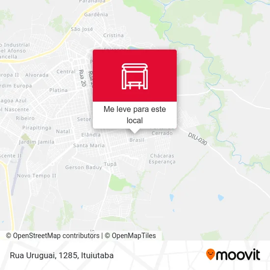 Rua Uruguai, 1285 mapa