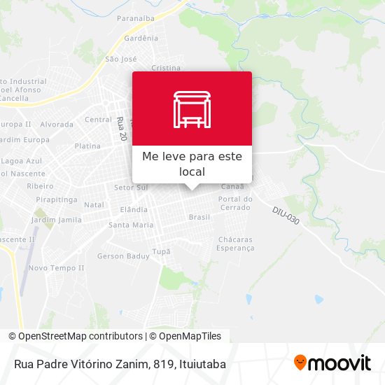 Rua Padre Vitórino Zanim, 819 mapa