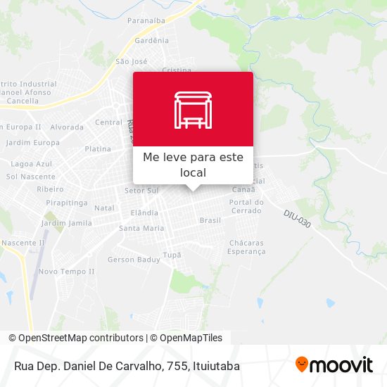 Rua Dep. Daniel De Carvalho, 755 mapa