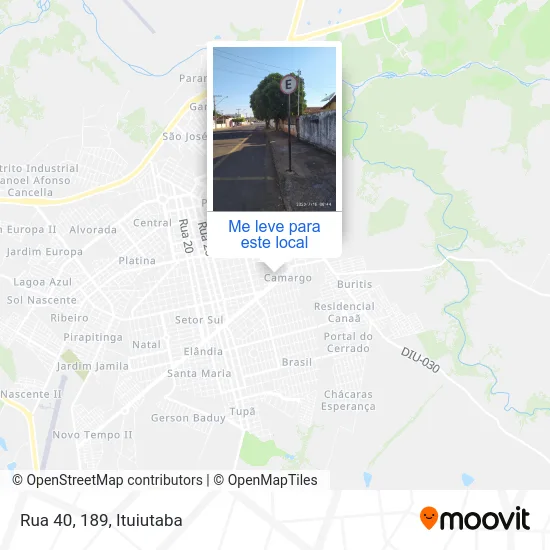Rua 40, 189 mapa