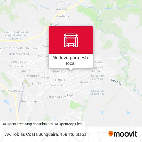 Av. Tobias Costa Junqueira, 458 mapa