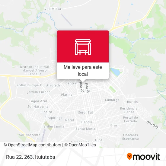 Rua 22, 263 mapa