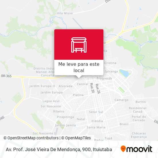Av. Prof. José Vieira De Mendonça, 900 mapa