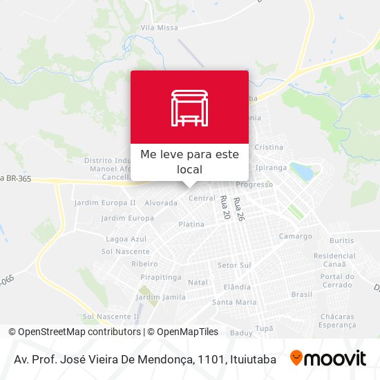 Av. Prof. José Vieira De Mendonça, 1101 mapa