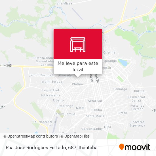 Rua José Rodrigues Furtado, 687 mapa