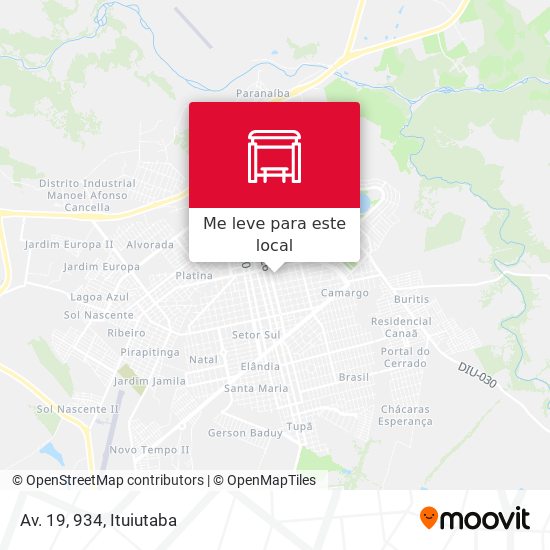 Av. 19, 934 mapa