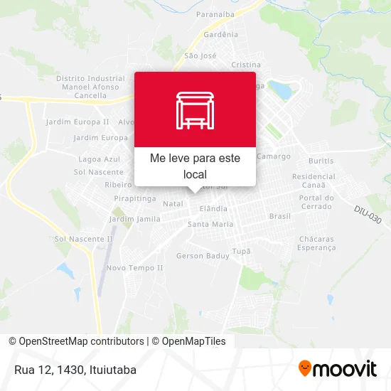 Rua 12, 1430 mapa