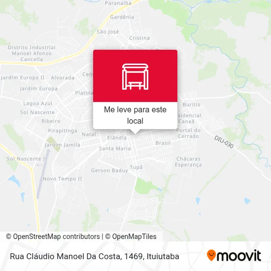 Rua Cláudio Manoel Da Costa, 1469 mapa
