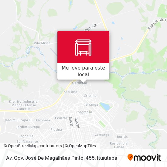 Av. Gov. José De Magalhães Pinto, 455 mapa