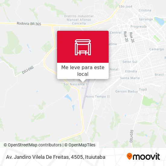 Av. Jandiro Vilela De Freitas, 4505 mapa