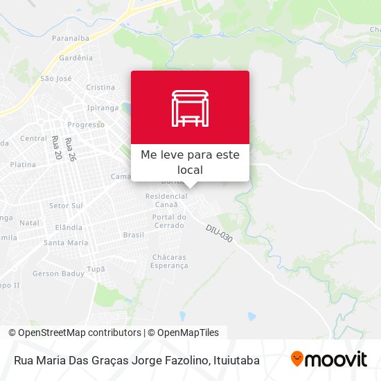 Rua Maria Das Graças Jorge Fazolino mapa