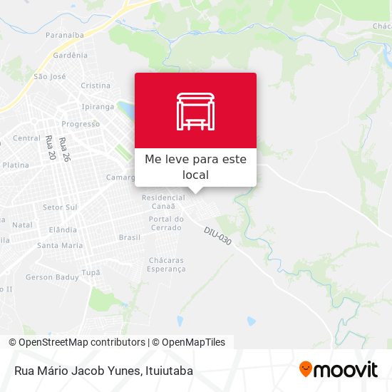 Rua Mário Jacob Yunes mapa