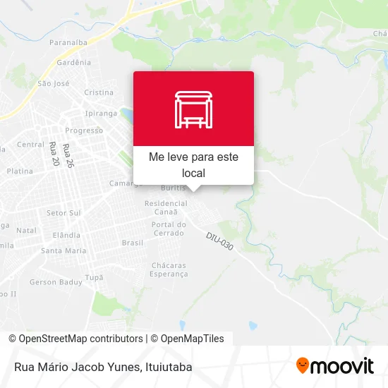 Rua Mário Jacob Yunes mapa