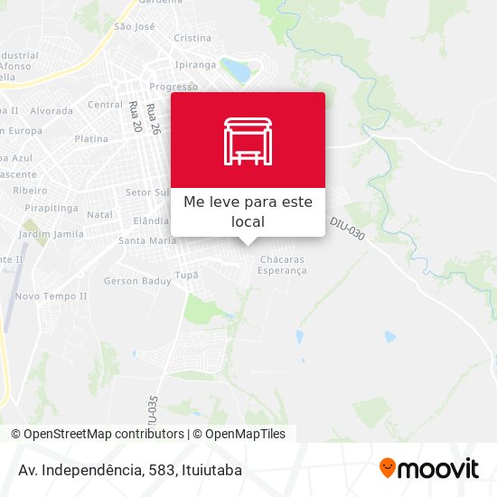 Av. Independência, 583 mapa