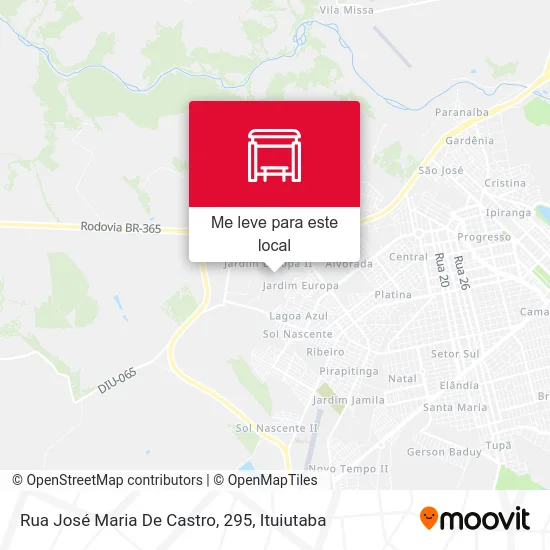 Rua José Maria De Castro, 295 mapa