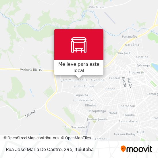 Rua José Maria De Castro, 295 mapa