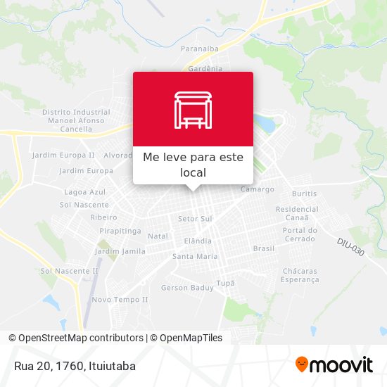 Rua 20, 1760 mapa