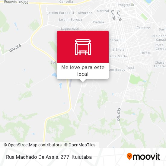 Rua Machado De Assis, 277 mapa