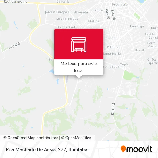 Rua Machado De Assis, 277 mapa