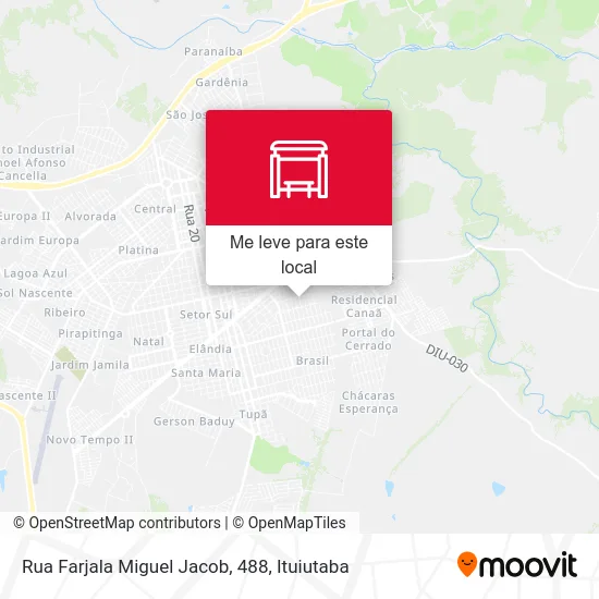 Rua Farjala Miguel Jacob, 488 mapa