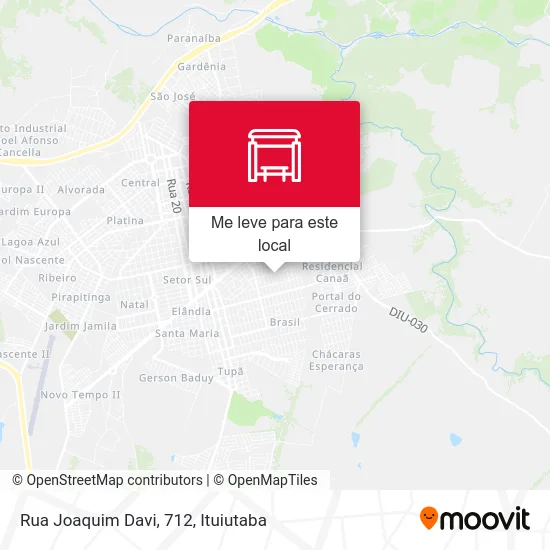 Rua Joaquim Davi, 712 mapa