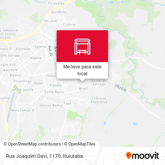 Rua Joaquim Davi, 1170 mapa