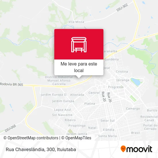 Rua Chaveslândia, 300 mapa