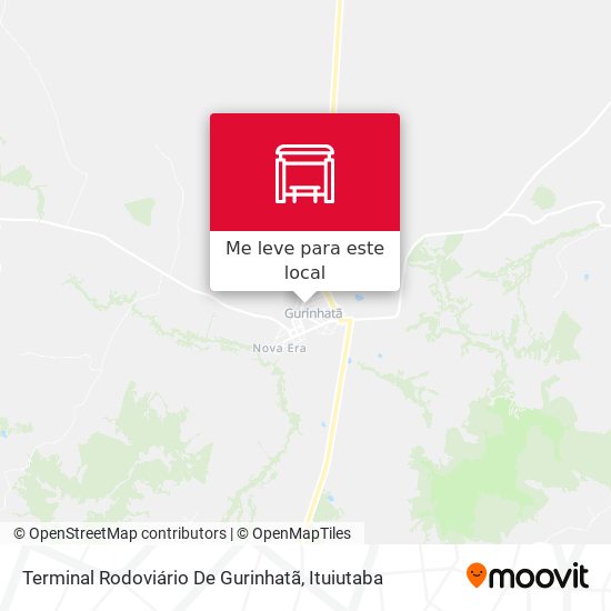 Terminal Rodoviário De Gurinhatã mapa