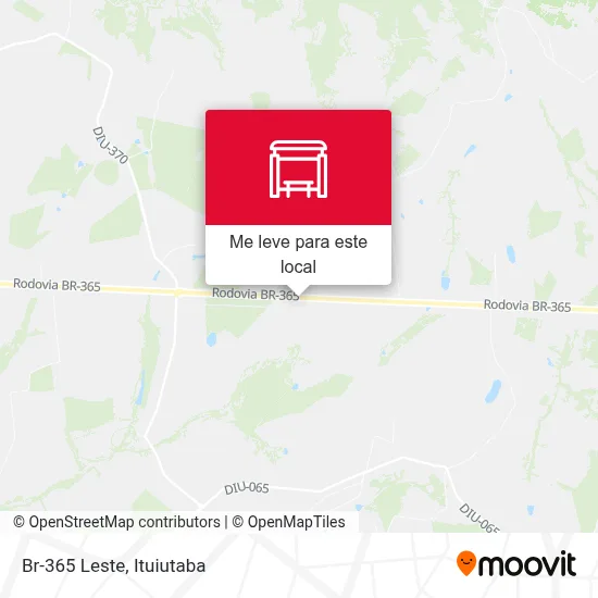 Br-365 Leste mapa