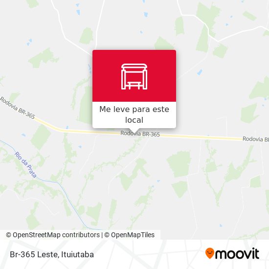 Br-365 Leste mapa