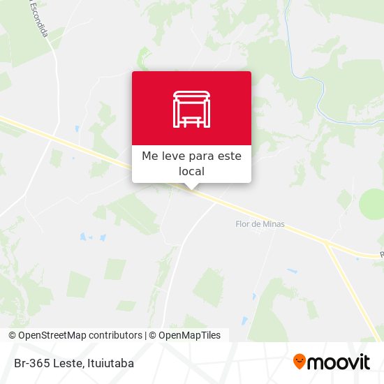 Br-365 Leste mapa