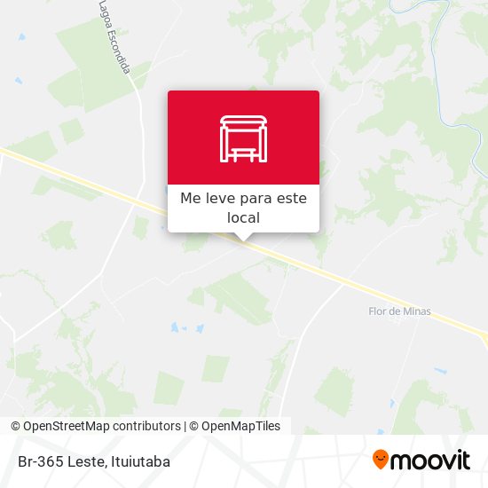 Br-365 Leste mapa