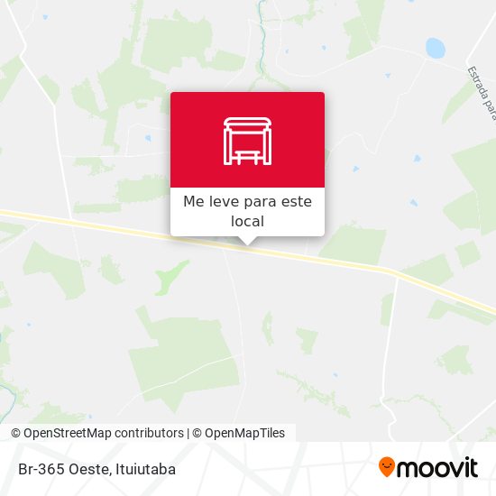 Br-365 Oeste mapa