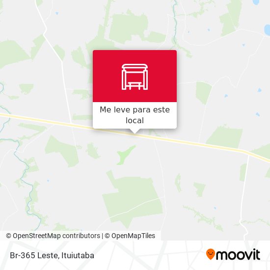 Br-365 Leste mapa